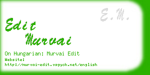edit murvai business card